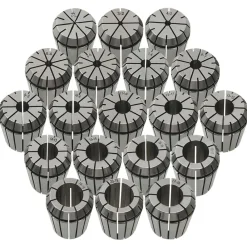 vidaXL Douilles de serrage ER32 19 pcs Ensemble d'outils de tournage