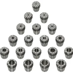 vidaXL Douilles de serrage ER32 19 pcs Ensemble d'outils de tournage