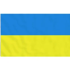Décorations-vidaXL Drapeau de l'Ukraine et mât 5,55 m aluminium