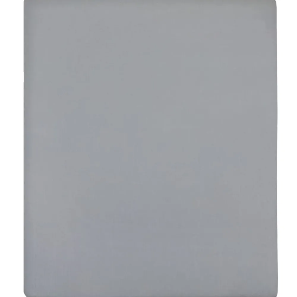 Linge-vidaXL Drap-housse Jersey 90x200 cm Coton Gris