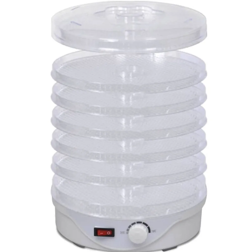 vidaXL Déshydrateur avec 6 plateaux empilables (ronds)