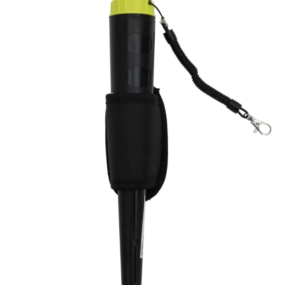 Appareils De Détection Et Attaches-vidaXL Détecteur de métaux pinpointer avec écran LCD noir et jaune