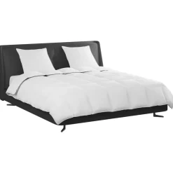 vidaXL Duvet d'hiver avec oreiller 3 pcs Blanc Plume de canard