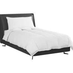 Linge-vidaXL Duvet d'hiver avec oreiller 2 pcs Blanc Plume de canard