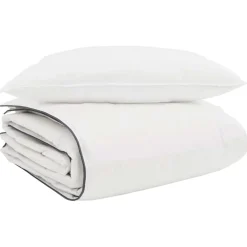 vidaXL Duvet d'hiver avec oreiller 2 pcs Blanc Plume de canard