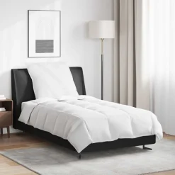 Linge-vidaXL Duvet d'hiver avec oreiller 2 pcs Blanc Plume de canard
