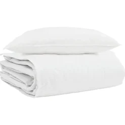 vidaXL Duvet d'hiver avec oreiller 2 pcs Blanc Plume de canard