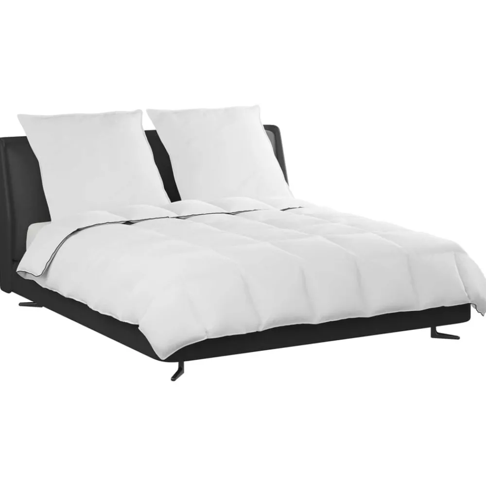 vidaXL Duvet d'hiver avec oreiller 3 pcs Blanc Plume de canard