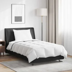 vidaXL Duvet d'hiver avec oreiller 2 pcs Blanc Plume de canard