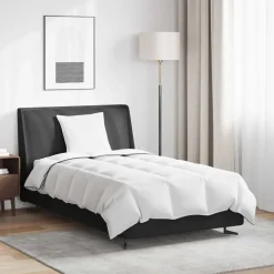 vidaXL Duvet d'hiver avec oreiller 2 pcs Blanc Plume de canard