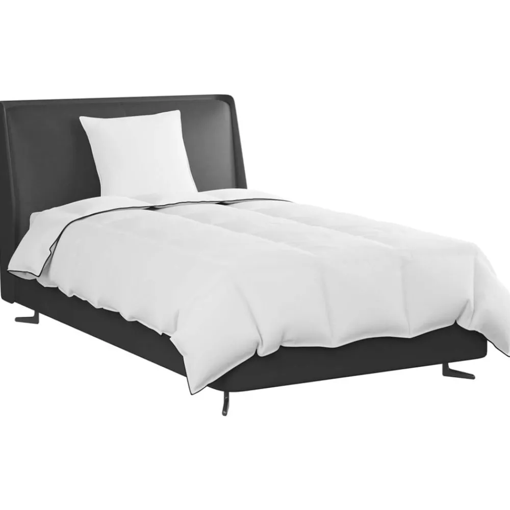 vidaXL Duvet d'hiver avec oreiller 2 pcs Blanc Plume de canard