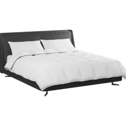 vidaXL Duvet d'hiver avec oreiller 3 pcs Blanc Plume de canard