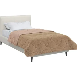 vidaXL Duvet d'hiver 135 x 200 cm Microfibre et polaire Teddy