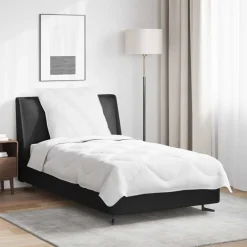vidaXL Duvet d'été simple avec oreiller 2 pcs Blanc Microfibre