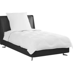 vidaXL Duvet d'été simple avec oreiller 2 pcs Blanc Microfibre