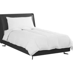 vidaXL Duvet d'été simple avec oreiller 2 pcs Blanc Plume de canard
