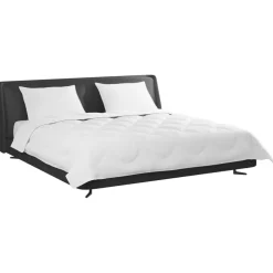 vidaXL Duvet toutes saisons avec oreiller 3 pcs Blanc Microfibre