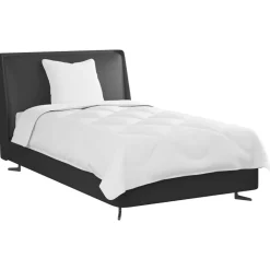vidaXL Duvet toutes saisons avec oreiller 2 pcs Blanc Microfibre