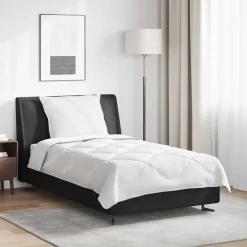 vidaXL Duvet toutes saisons avec oreiller 2 pcs Blanc Microfibre