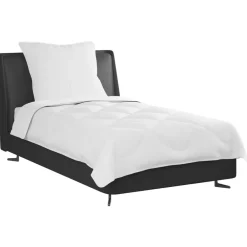Linge-vidaXL Duvet toutes saisons avec oreiller 2 pcs Blanc Microfibre