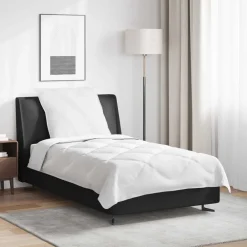 vidaXL Duvet toutes saisons avec oreiller 2 pcs Blanc Microfibre