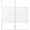 vidaXL Enclos de bain 120x140 cm Verre trempé Rayures