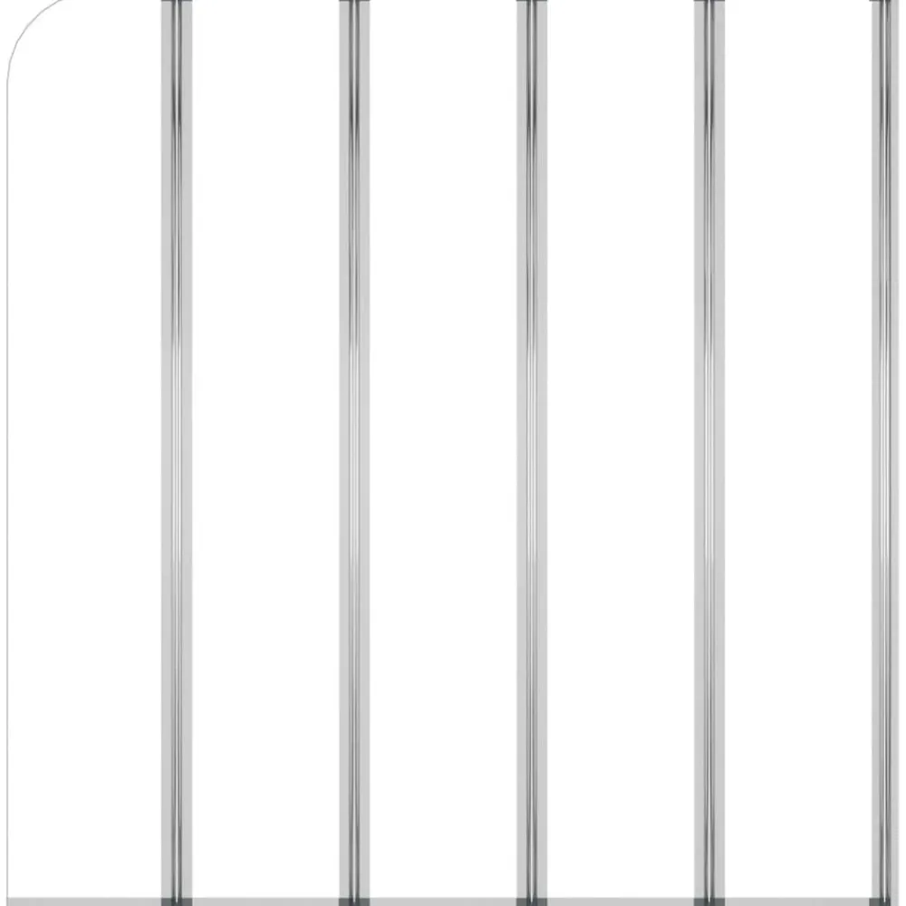 vidaXL Enclos de bain 120x140 cm Verre trempé Transparent