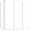 Plomberie-vidaXL Enclos de bain 120x69x130 cm Verre trempé Transparent
