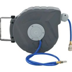 vidaXL Enrouleur automatique de tuyau d'air 1/4" 12 m