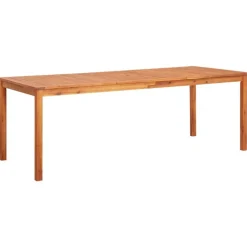 vidaXL Ensemble à manger de jardin 7 pcs avec coussins Acacia solide