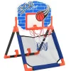 vidaXL Ensemble basket multifonctionnel de porte et mur pour enfants