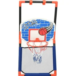 vidaXL Ensemble basket multifonctionnel de porte et mur pour enfants