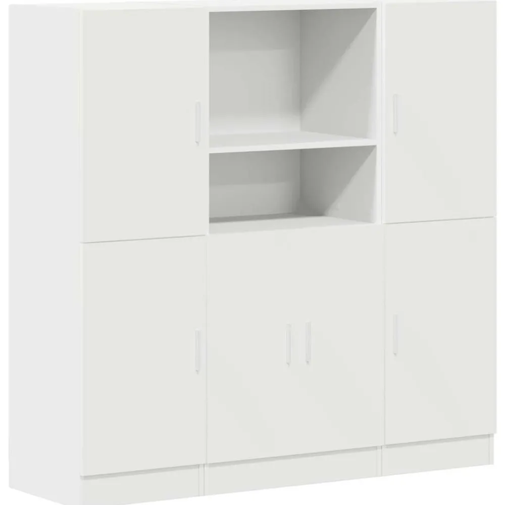 vidaXL Ensemble d'armoires de cuisine 3 pcs bois d'ingénierie