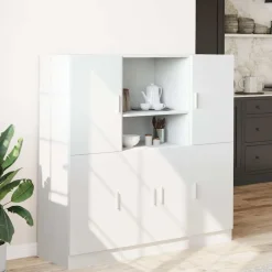 vidaXL Ensemble d'armoires de cuisine 3 pcs bois d'ingénierie