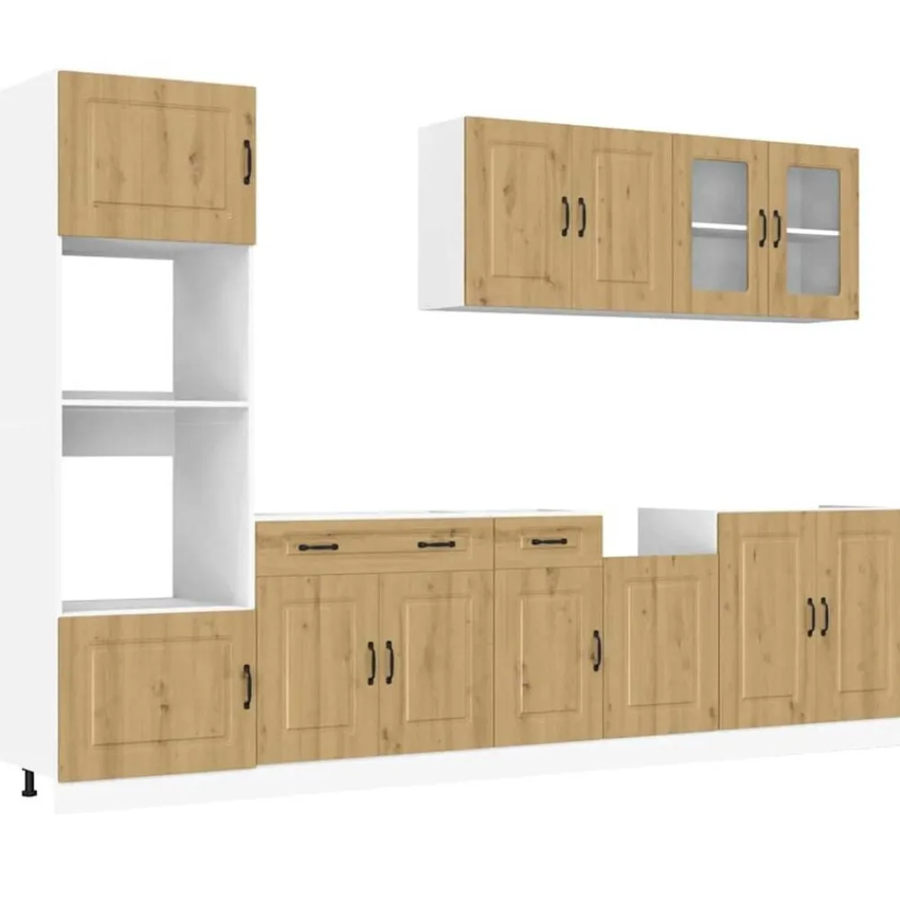 vidaXL Ensemble d'armoires de cuisine 7 pcs Kalmar bois d'ingénierie