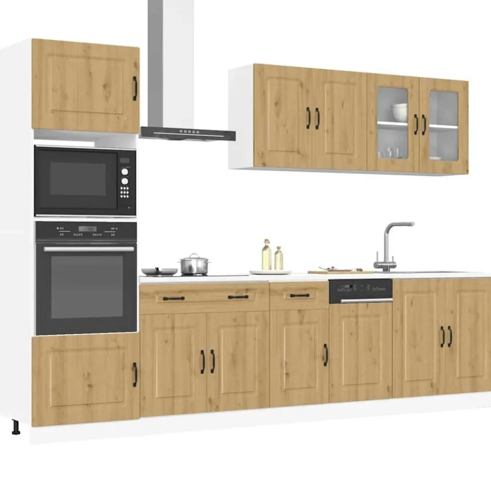 vidaXL Ensemble d'armoires de cuisine 7 pcs Kalmar bois d'ingénierie