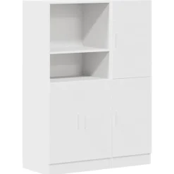 vidaXL Ensemble d'armoires de cuisine 2 pcs bois d'ingénierie