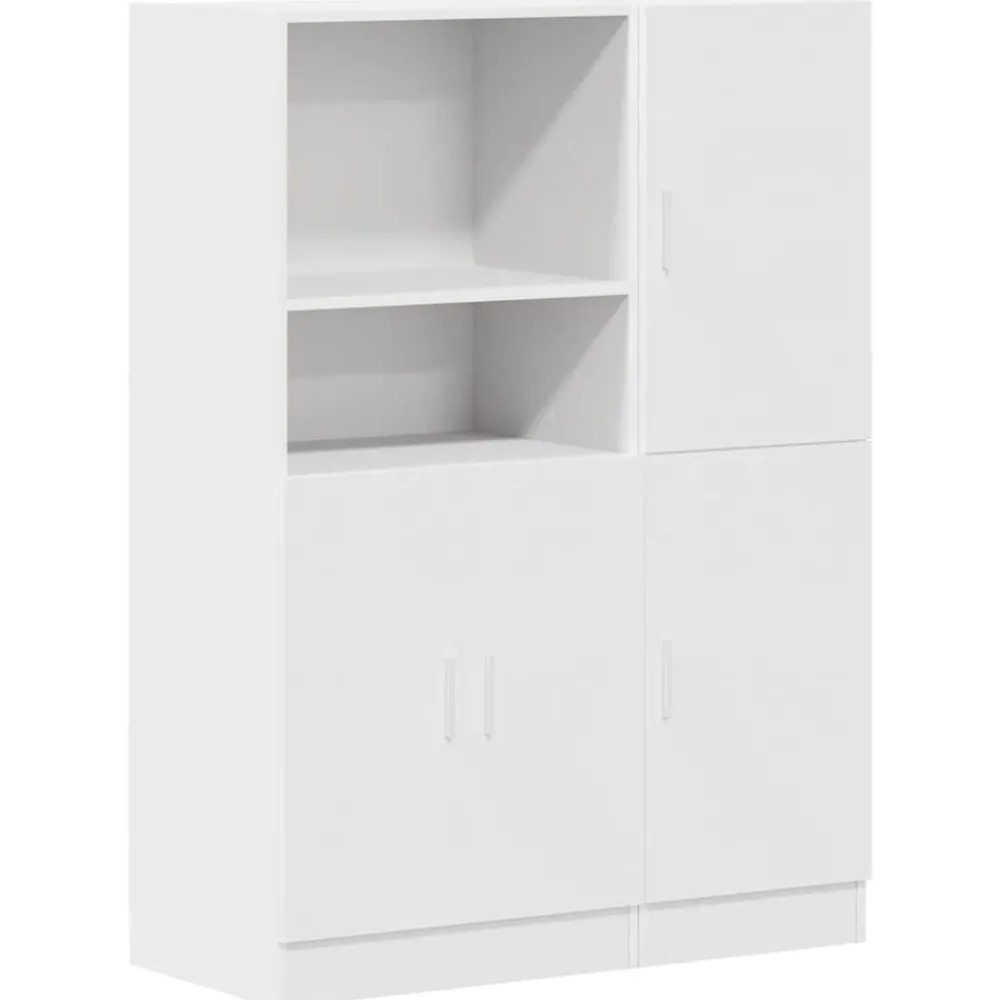 vidaXL Ensemble d'armoires de cuisine 2 pcs bois d'ingénierie