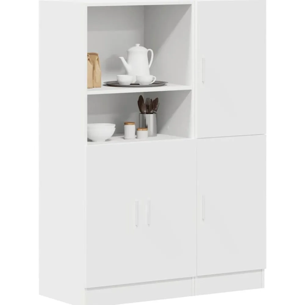 vidaXL Ensemble d'armoires de cuisine 2 pcs bois d'ingénierie