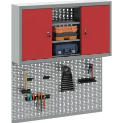 vidaXL Ensemble d'armoires à outils 3 pcs Acier enduit de poudre