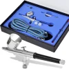 Outils-vidaXL Ensemble d'aérographe Buses de 0,2 / 0,3 / 0,5 mm