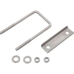 Clôtures & Barrières-vidaXL Ensemble de 25 connecteurs en U pour poteau de clôture 60x40 mm Argent