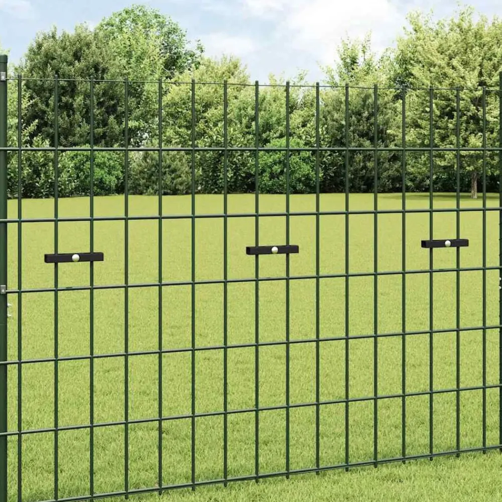 vidaXL Ensemble de 10 connecteurs de tapis en U de jardin