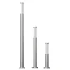 vidaXL Ensemble de 3 lampes de jardin étanches Acier inoxydable