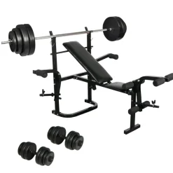 Entraînement & Fitness-vidaXL Ensemble de banc de musculation