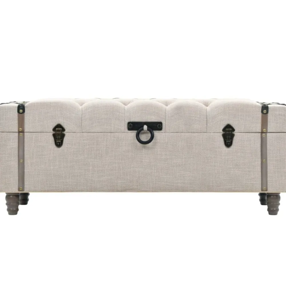 vidaXL Ensemble de bancs de rangement 3 pcs Bois massif et acier