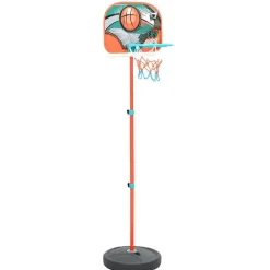 vidaXL Ensemble de basket portable réglable 133-160 cm