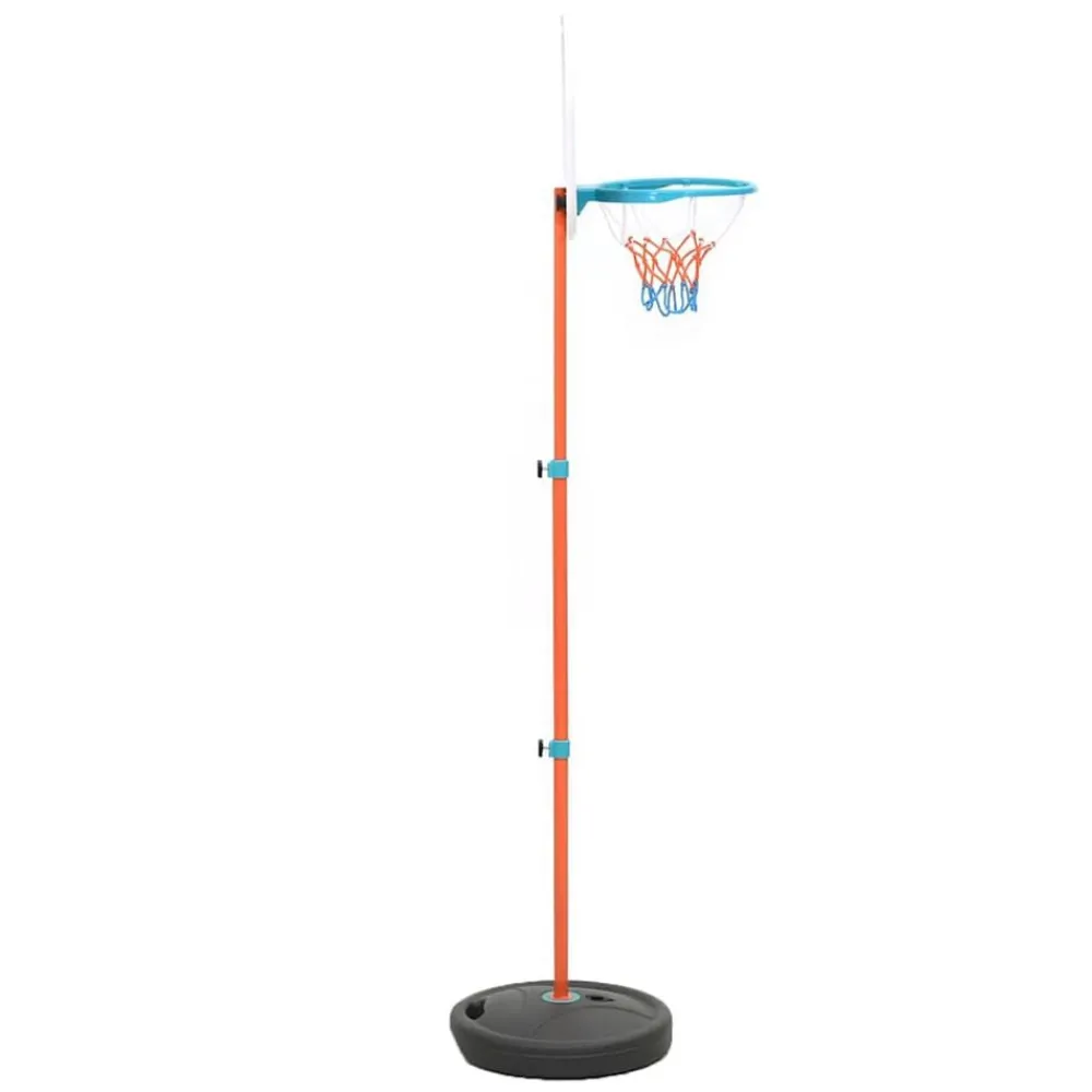 vidaXL Ensemble de basket portable réglable 133-160 cm