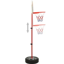 Jouets-vidaXL Ensemble de basket réglable pour enfants 120 cm