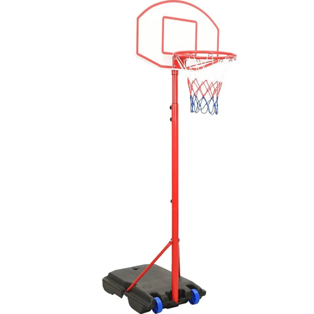 vidaXL Ensemble de basket portable réglable 200-236 cm
